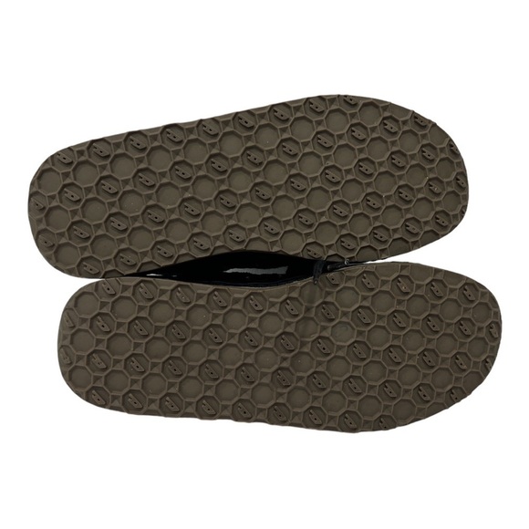 DIESEL LOW-TOP SNEAKERS WITH PLATFORM unisex black suede size M 6 W 7 - Picture 7 of 16